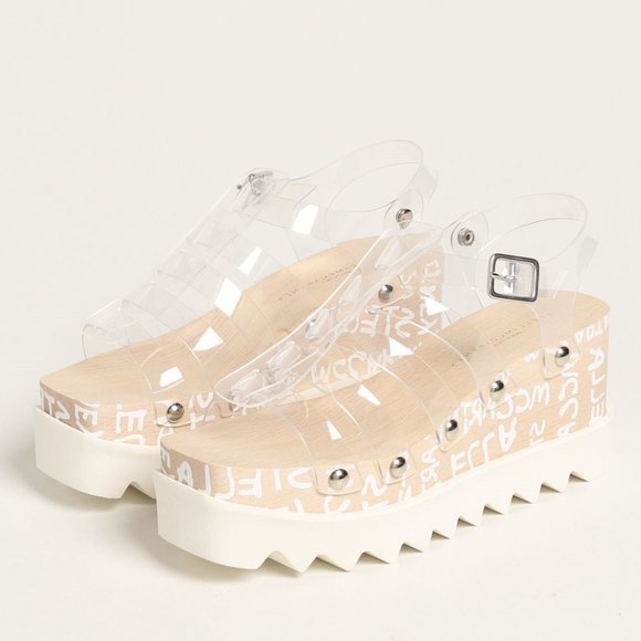 Stella McCartney Shoes - Stella McCartney Ed Curtis Elyse Transparent Platform Sandals Size 38EU
